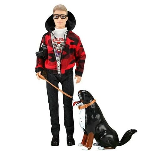 LUCAS Teenager Puppe Man mit "Hund mit Ton"