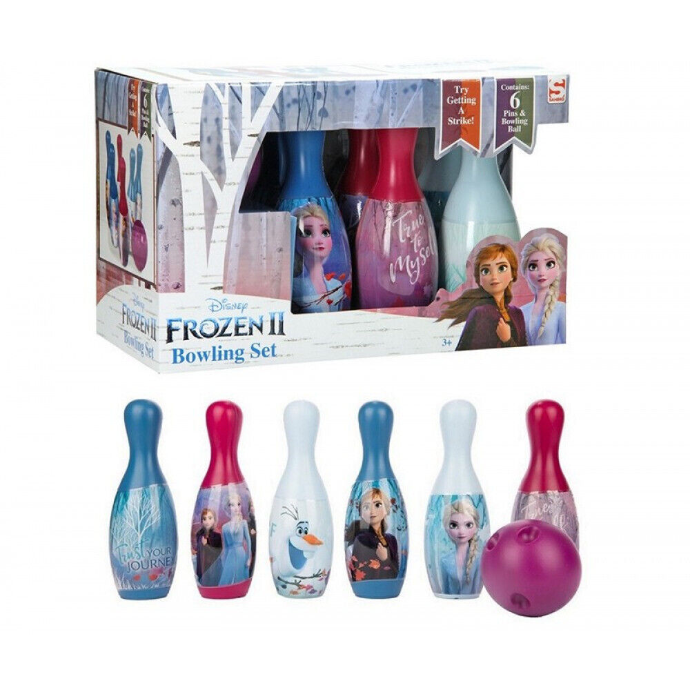 Sie haben so einen Artikel? Gebührenfrei verkaufen Eiskönigin Bowling Set Kegelspiel Kegel Sommer Party Frozen Disney Geschenkset