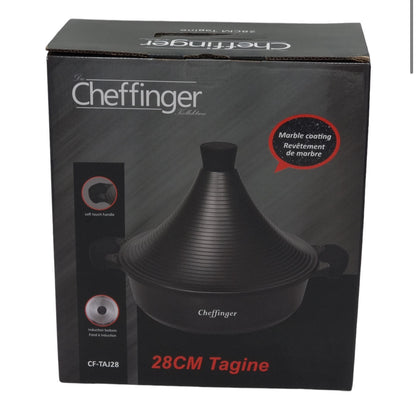BRÄTER / GARTOPF, DAMPFGARER, STEEL TAGINE Ø 28 | CHEFFINGER CF-TAJ28