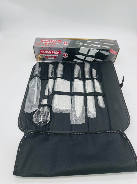 Messerset 8 Teiliges mit Nylontragetasche, I, hochwertig,