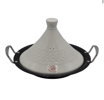 BRÄTER / GARTOPF, DAMPFGARER, STEEL TAGINE Ø 34 | ROYAL SWISS