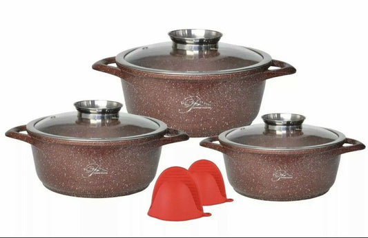 Kochtopf Aluguss Induktion Ø20 / 24 / 28 cm suppentopf Pfanne