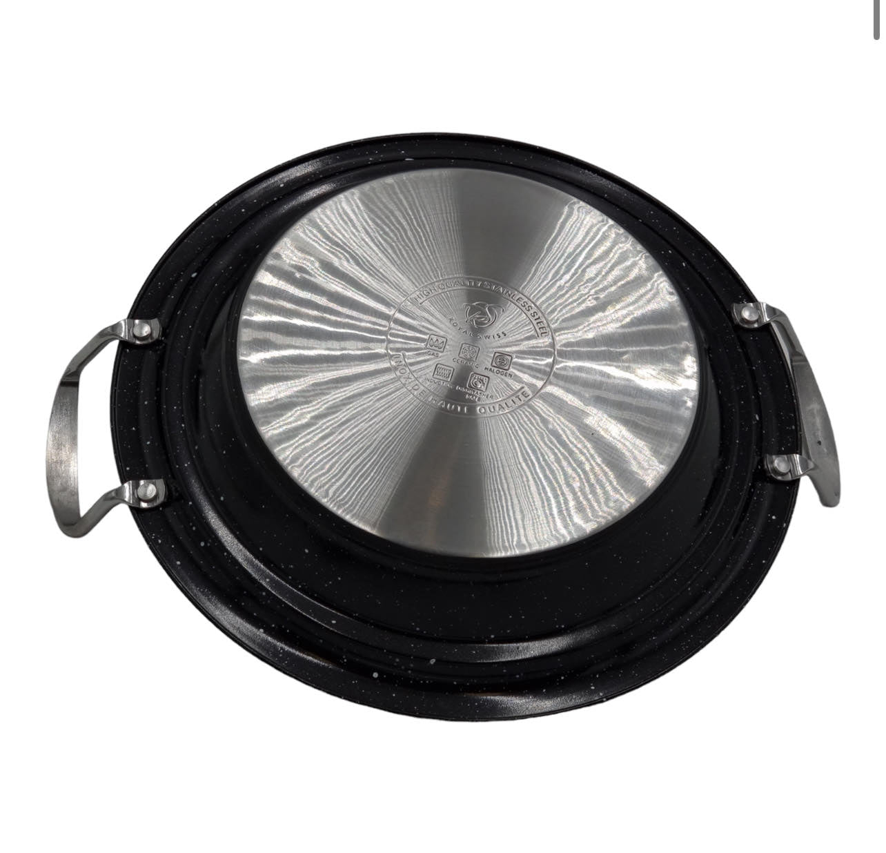 BRÄTER / GARTOPF, DAMPFGARER, STEEL TAGINE Ø 34 | ROYAL SWISS