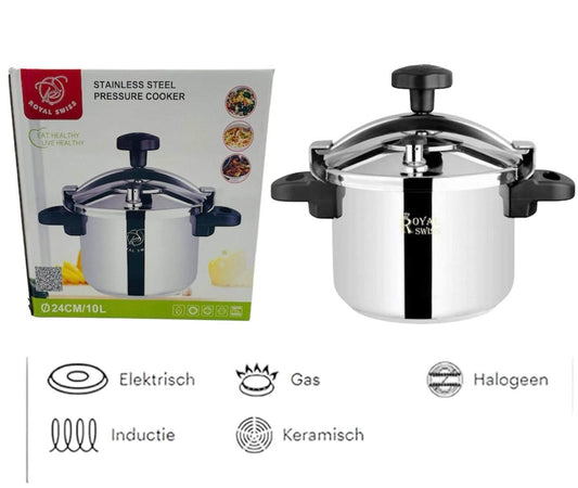Schnellkochtopf Dampfkocher 10 Liter Schnellkocher Aus Edelstahl