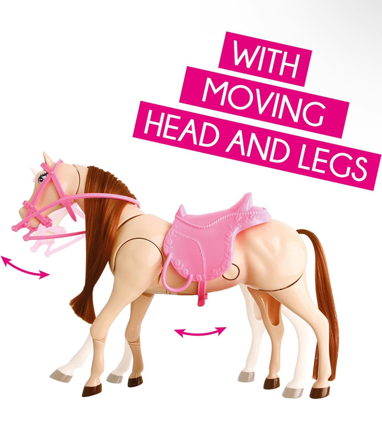ARTICULOS CREADOS MANUAL -Lauren Teenage Doll on Movable Horse Puppen und Zubehör, Mehrfarbig 04114A